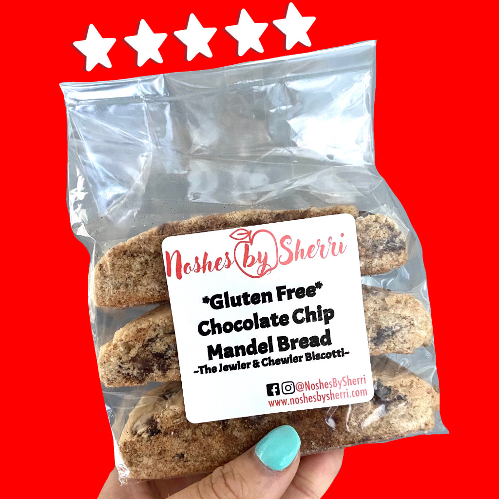 GLUTEN FREE Chocolate Chip Mandel Bread